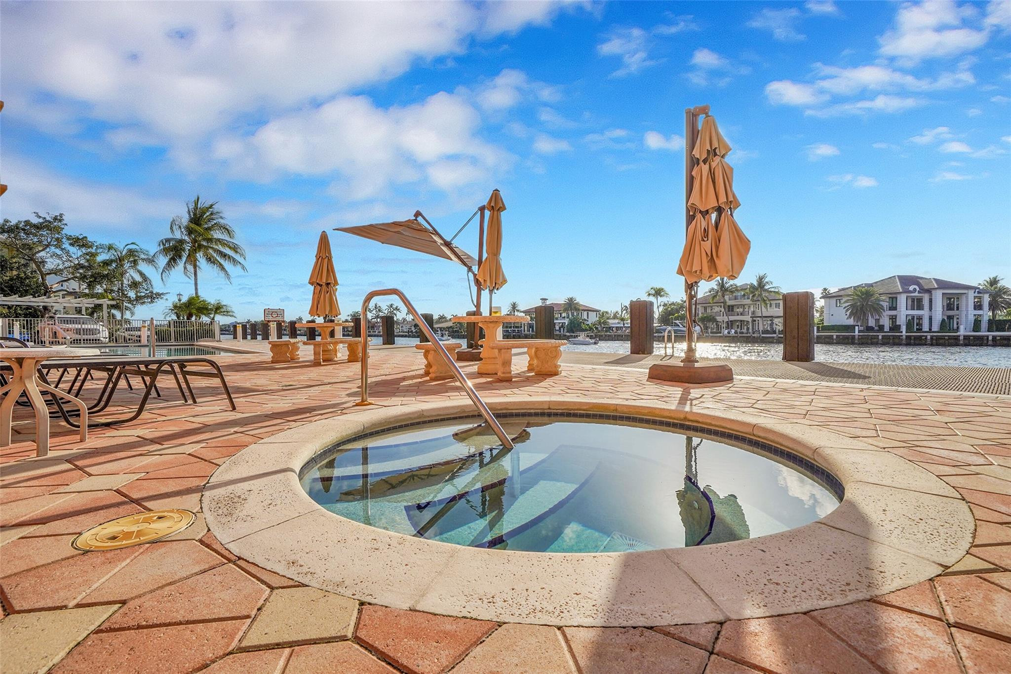 821 North Riverside Drive, Unit PH2 Pompano Beach, FL 33062 - Photo 82 of 95 a view of swimming pool with outdoor seating