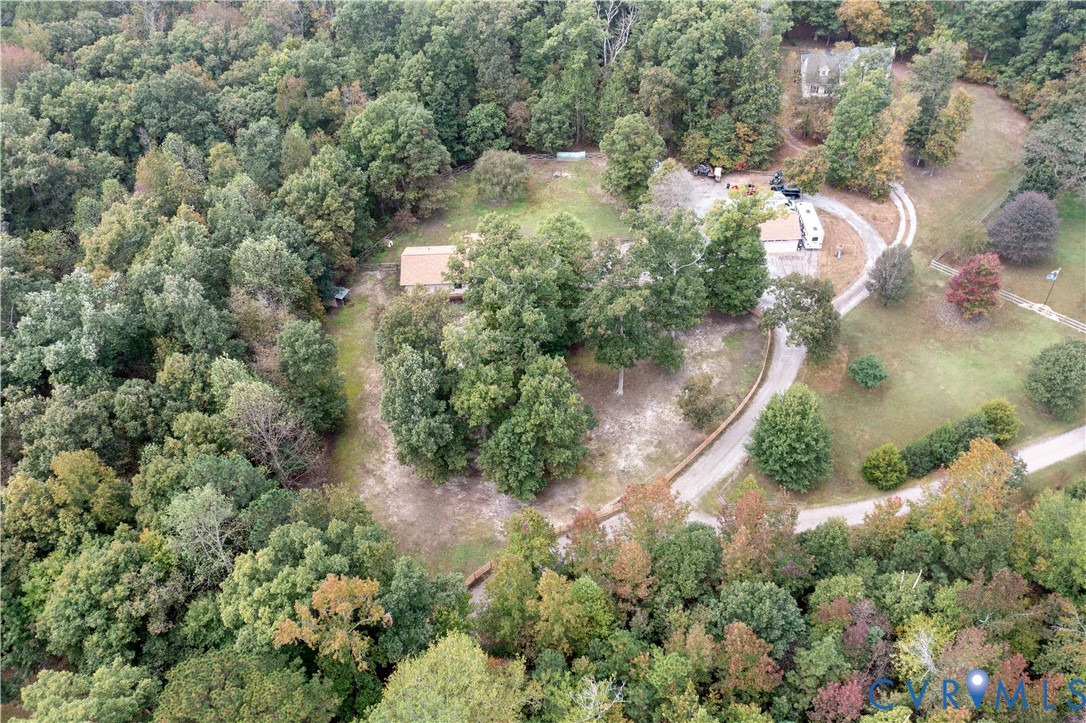 8100 Gold Acres Farm Road Prince George, VA 23875 - Photo 48 of 50 Aerial view of property and surrounding area featu