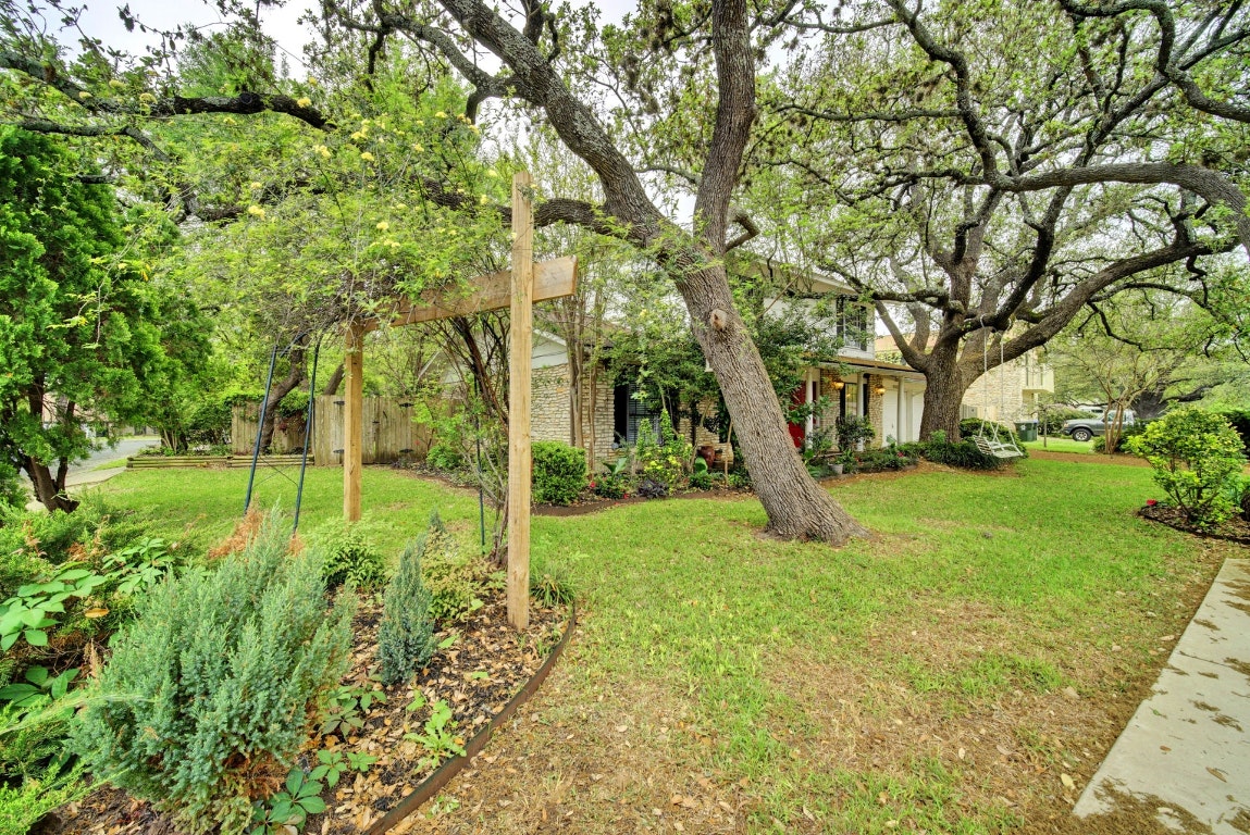 10509 Doering Lane Austin, TX 78750 - Photo 25 of 36 a view of a garden with a tree