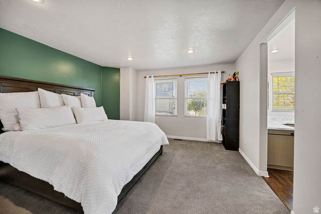 892 East 400 South Smithfield, UT 84335 - Photo 20 of 44 Bedroom featuring carpet flooring and recessed lighting