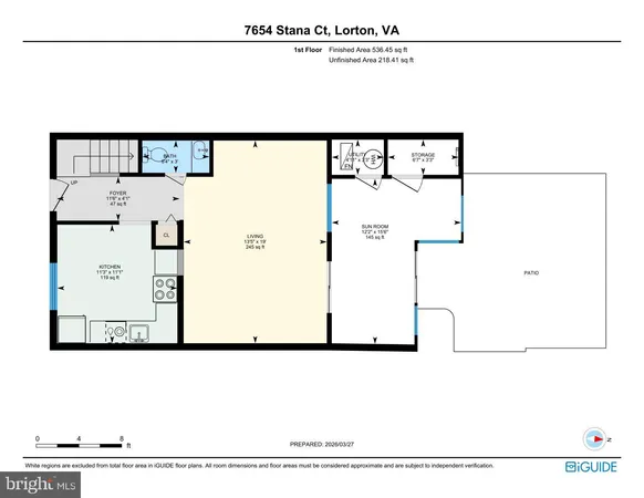 $459,000 | 7654 Stana Court, Lorton, VA 22079