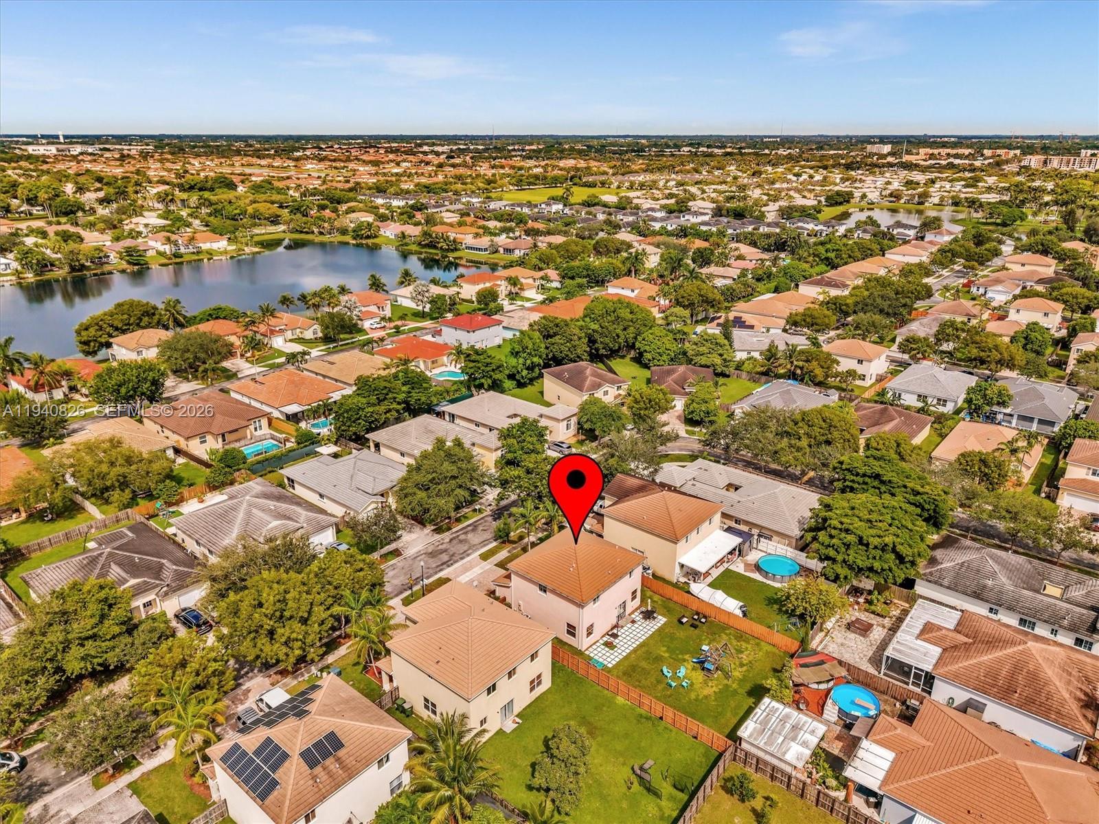 625 Southeast 30th Terrace Homestead, FL 33033 - Photo 39 of 71 an aerial view of residential houses with outdoor space