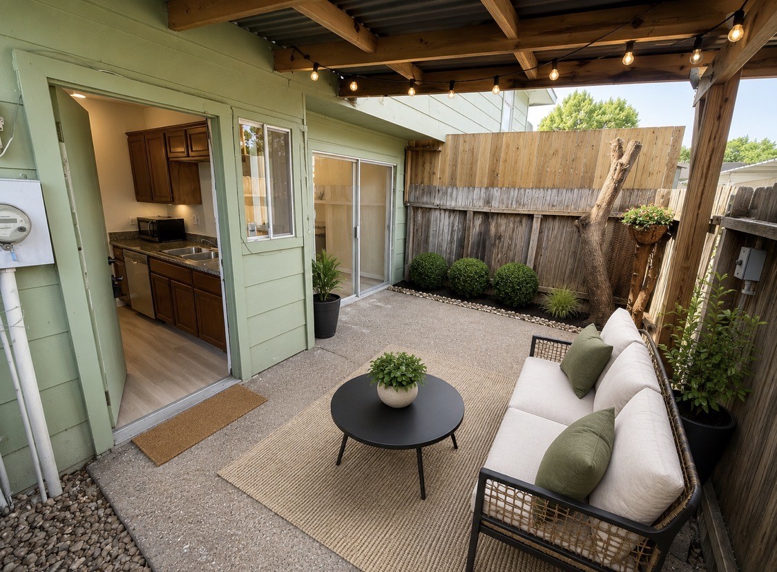 7789 Cook Road Houston, TX 77072 - Photo 3 of 18 a view of a chairs and table in a patio