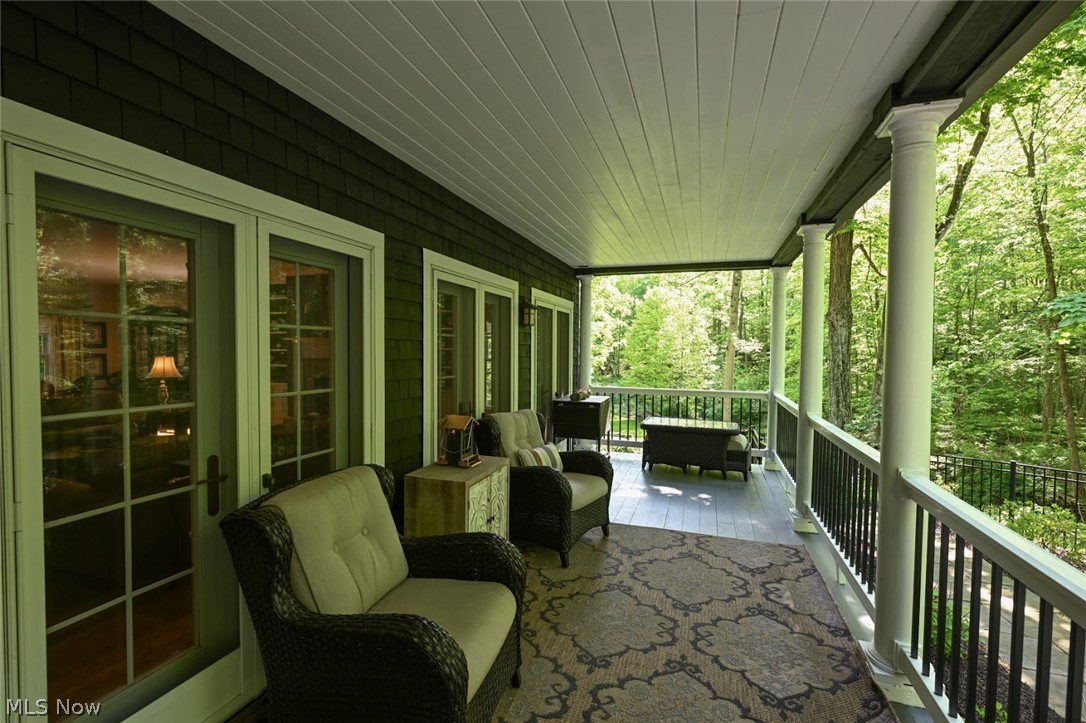 3530 Brush Road Richfield, OH 44286 - Photo 33 of 35 View of terrace with an outdoor living space