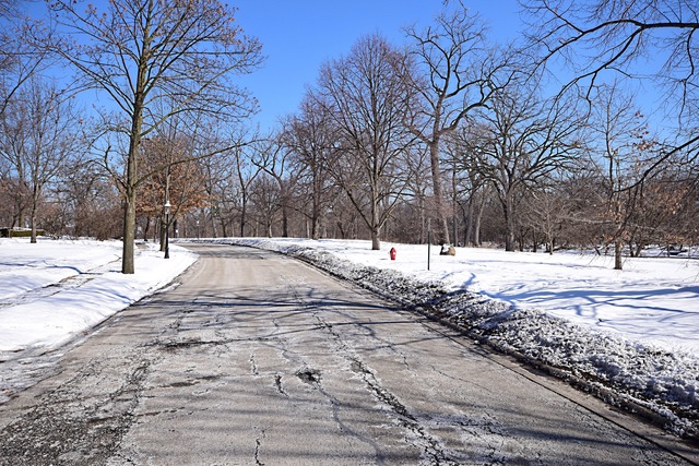 180 Fairbank Road Riverside, IL 60546 - Photo 24 of 25 a view of snow on the side of the road