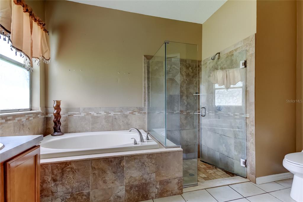 10708 Northridge Court Trinity, FL 34655 - Photo 19 of 58 a bathroom with a sink and a shower