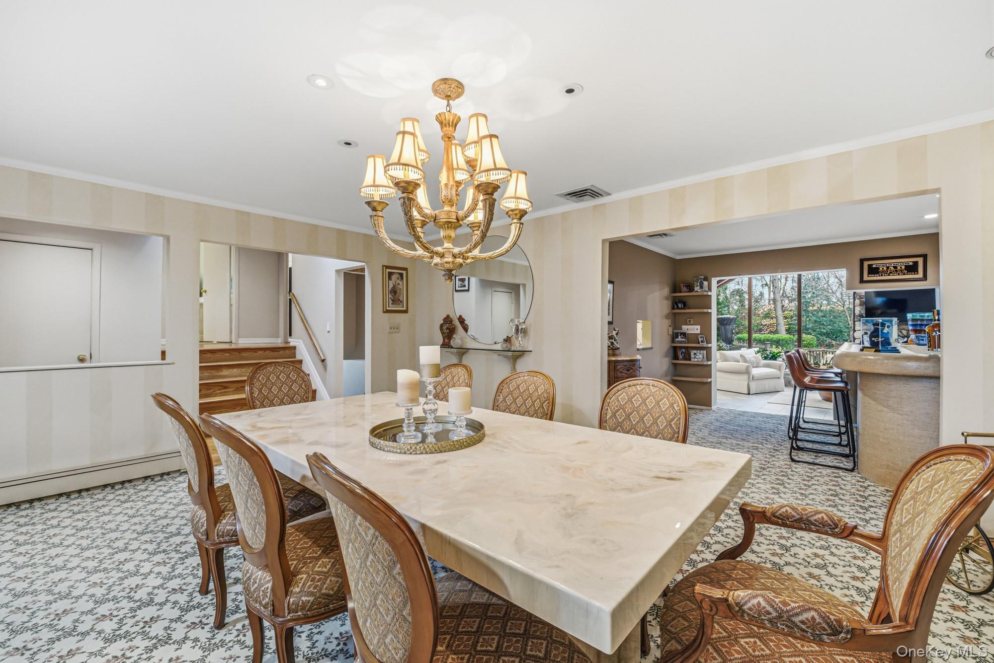 123 Robby Lane Manhasset Hills, NY 11040 - Photo 5 of 30 a view of a dining room with furniture