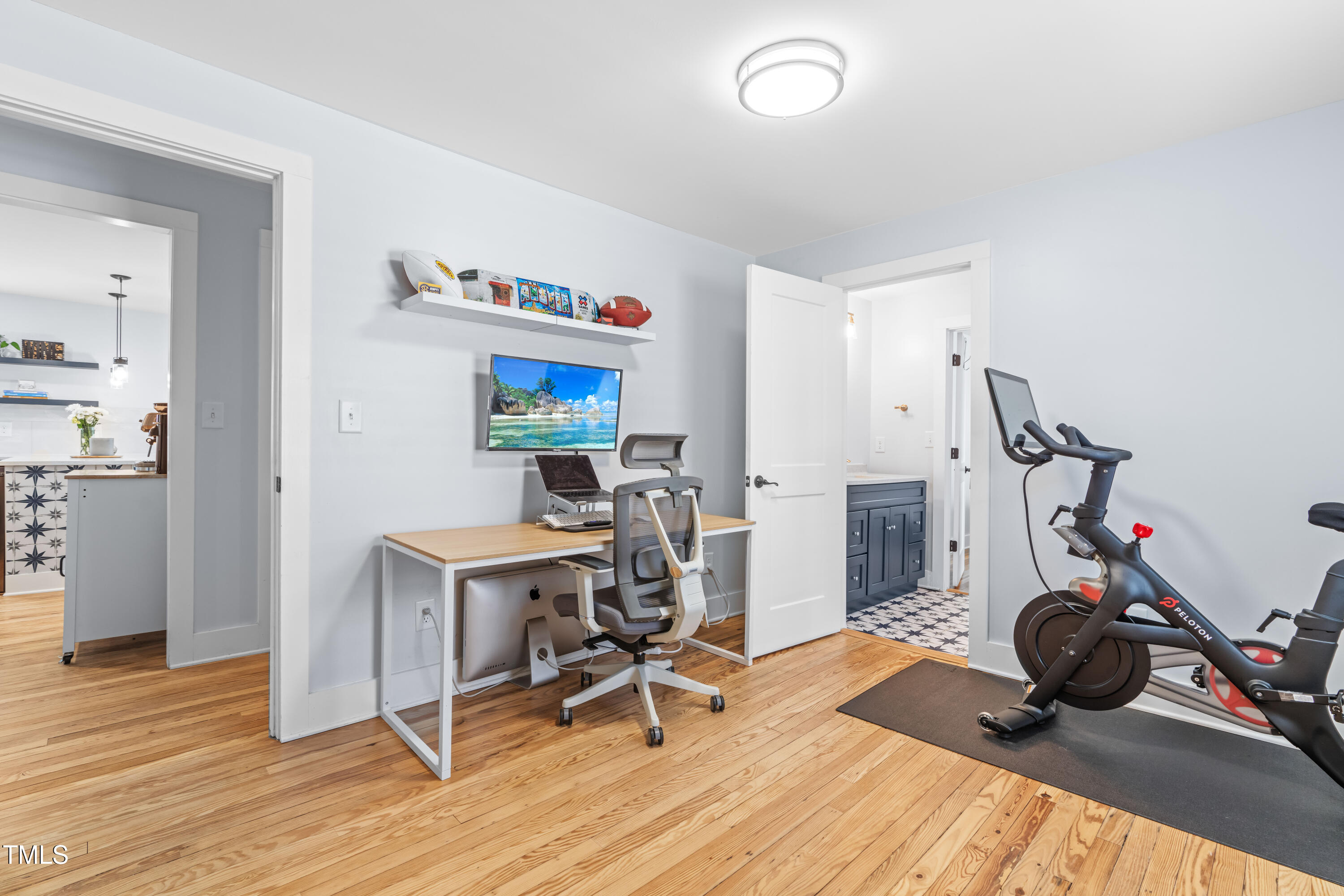 1023 Kent Street Durham, NC 27707 - Photo 26 of 40 a view of a room with gym equipment