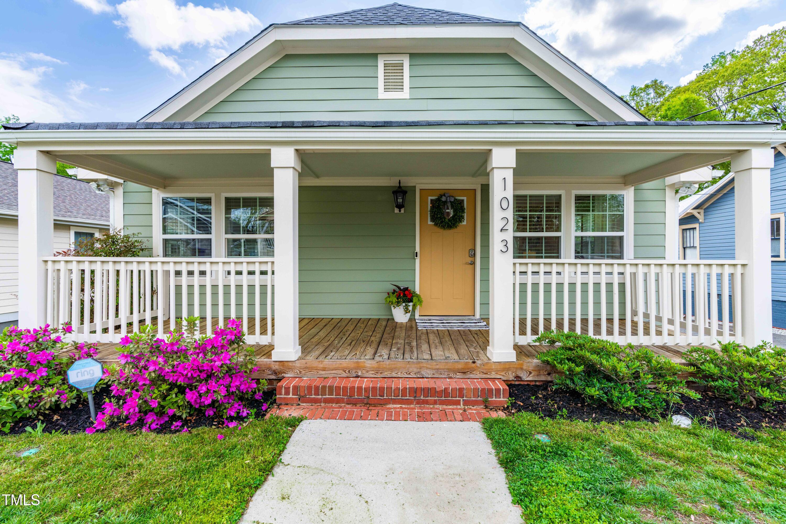 1023 Kent Street Durham, NC 27707 - Photo 2 of 40 a front view of a house