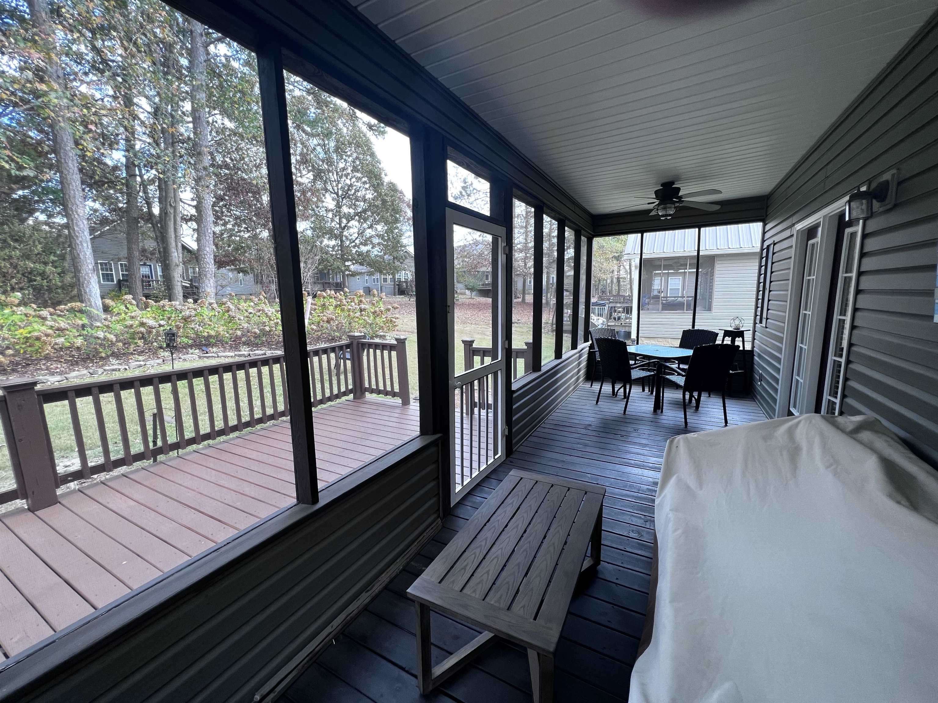 16 Jennifer Junction Iuka, MS 38852 - Photo 28 of 36 a view of two chairs in wooden deck