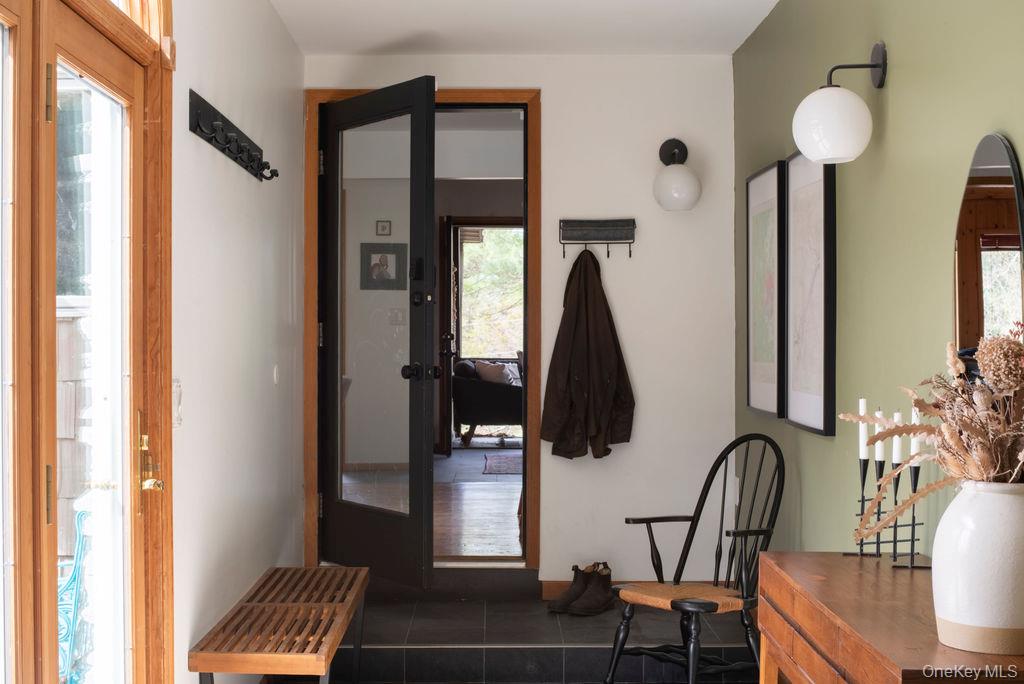 42 Lake Pleasant Road Staatsburg, NY 12580 - Photo 6 of 34 Breezeway/mud room featuring slate floors