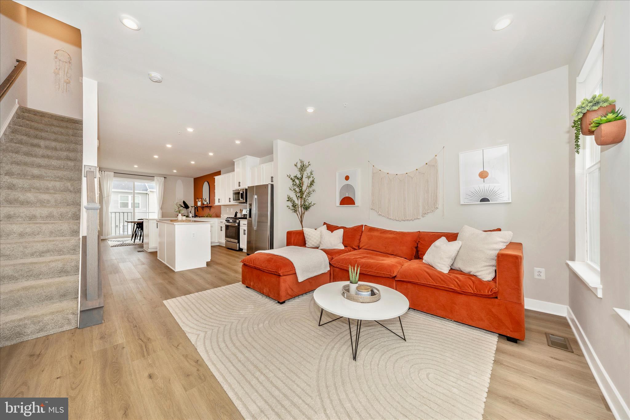 344 Patterson Park Road Frederick, MD 21703 - Photo 3 of 41 a living room with furniture and kitchen view