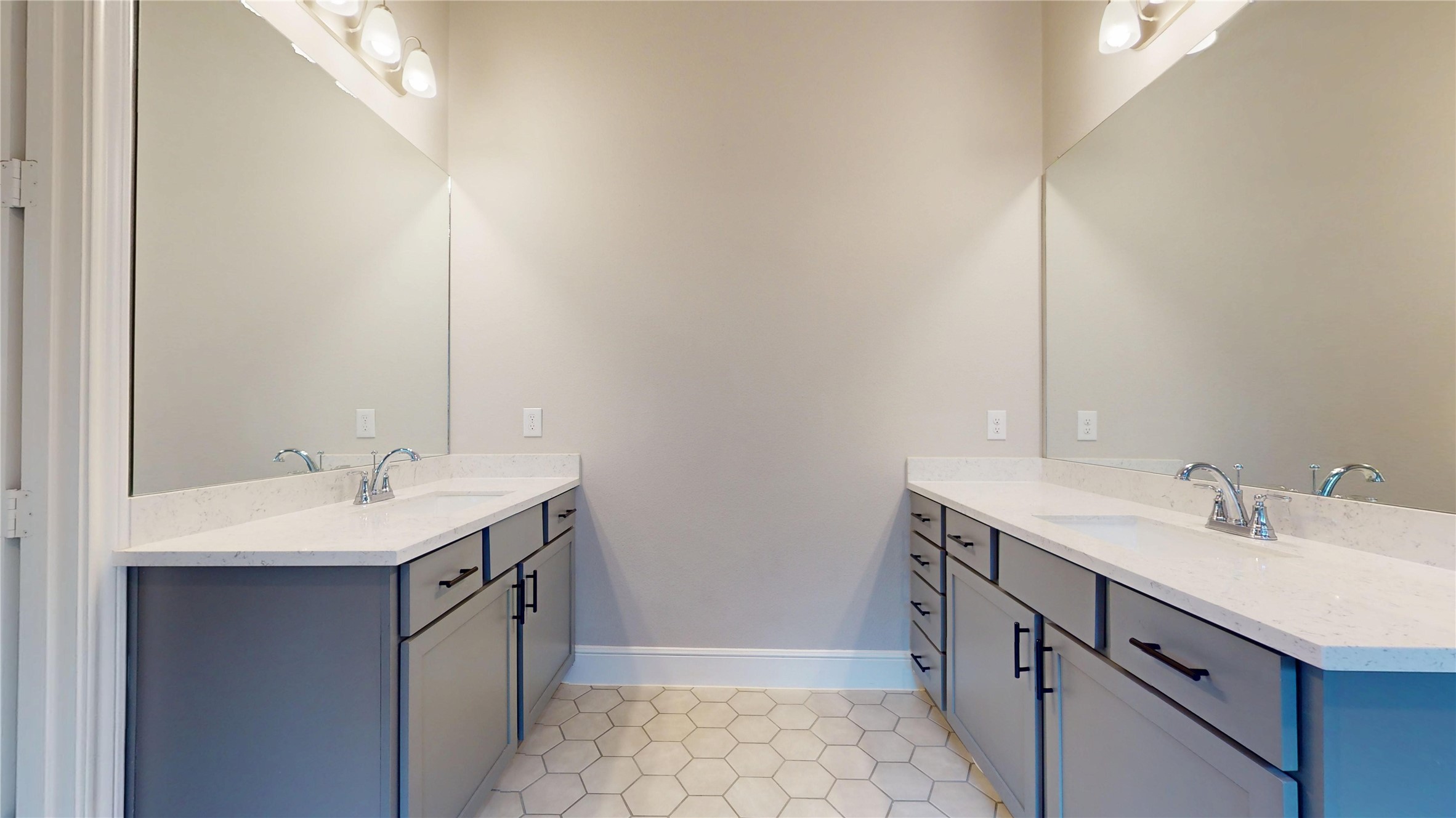 8305 Greenleaf Ridge Way Conroe, TX 77385 - Photo 15 of 33 a bathroom with a sink and a mirror