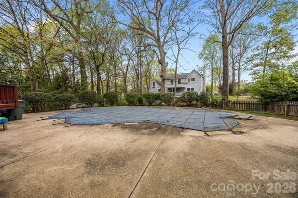 a view of backyard space