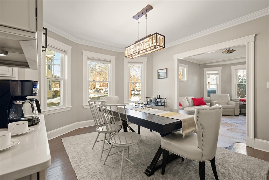 504 Main Street, Unit 1 Watertown, MA 02472 - Photo 15 of 35 a view of a dining room with furniture window and outside view
