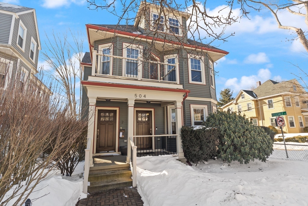 504 Main Street, Unit 1 Watertown, MA 02472 - Photo 33 of 35 a front view of a house