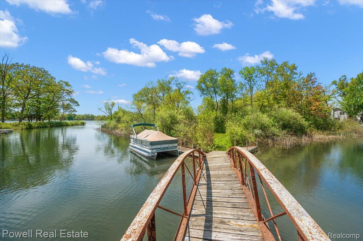 6837 Hatchery Road Waterford, MI 48327 - Photo 14 of 56 Dock area with a water view