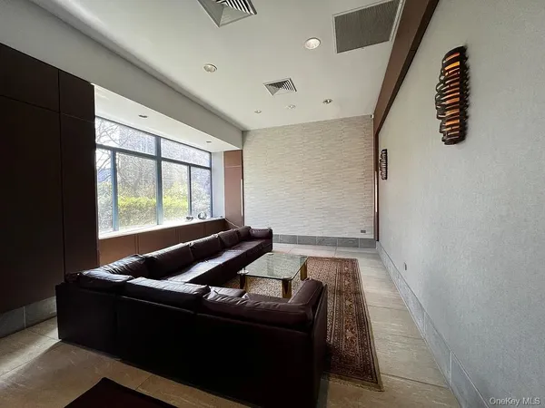 a room with furniture and window