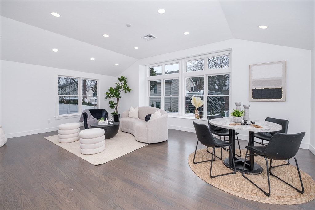 26 Harris Avenue Wellesley, MA 02481 - Photo 12 of 37 a living room with furniture and wooden floor