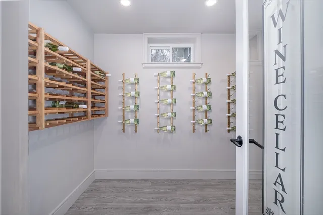 a view of livingroom with hardwood floor and hallway
