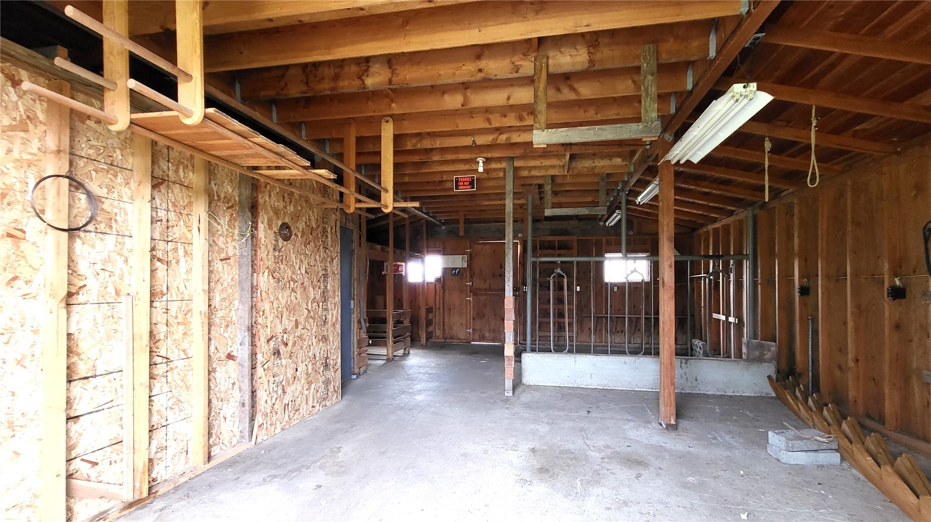 1040 Spath Road Sequim, WA 98382 - Photo 32 of 34 a view of a room with wooden walls