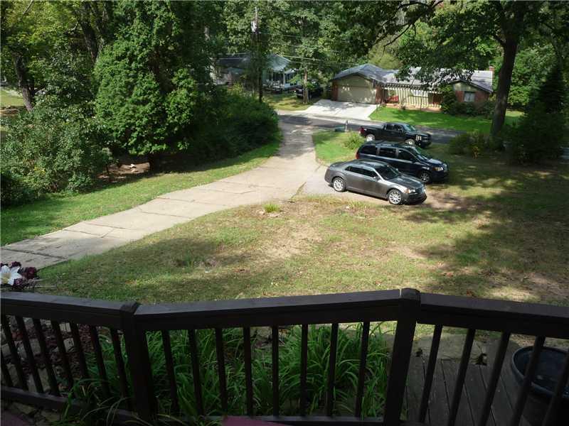 80 Simon Road Cheswick, PA 15024 - Photo 8 of 23 View. View from teh deck down the front yard to the street below