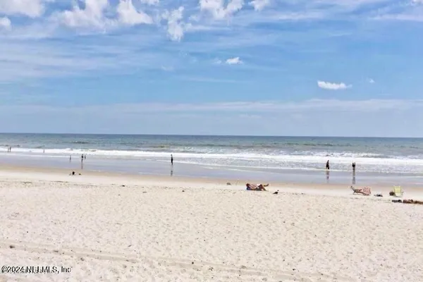 a view of an ocean beach