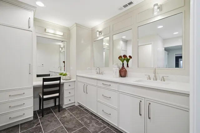 a view of an ocean and with a big yard