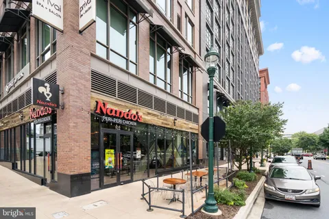 a car parked in front of a building