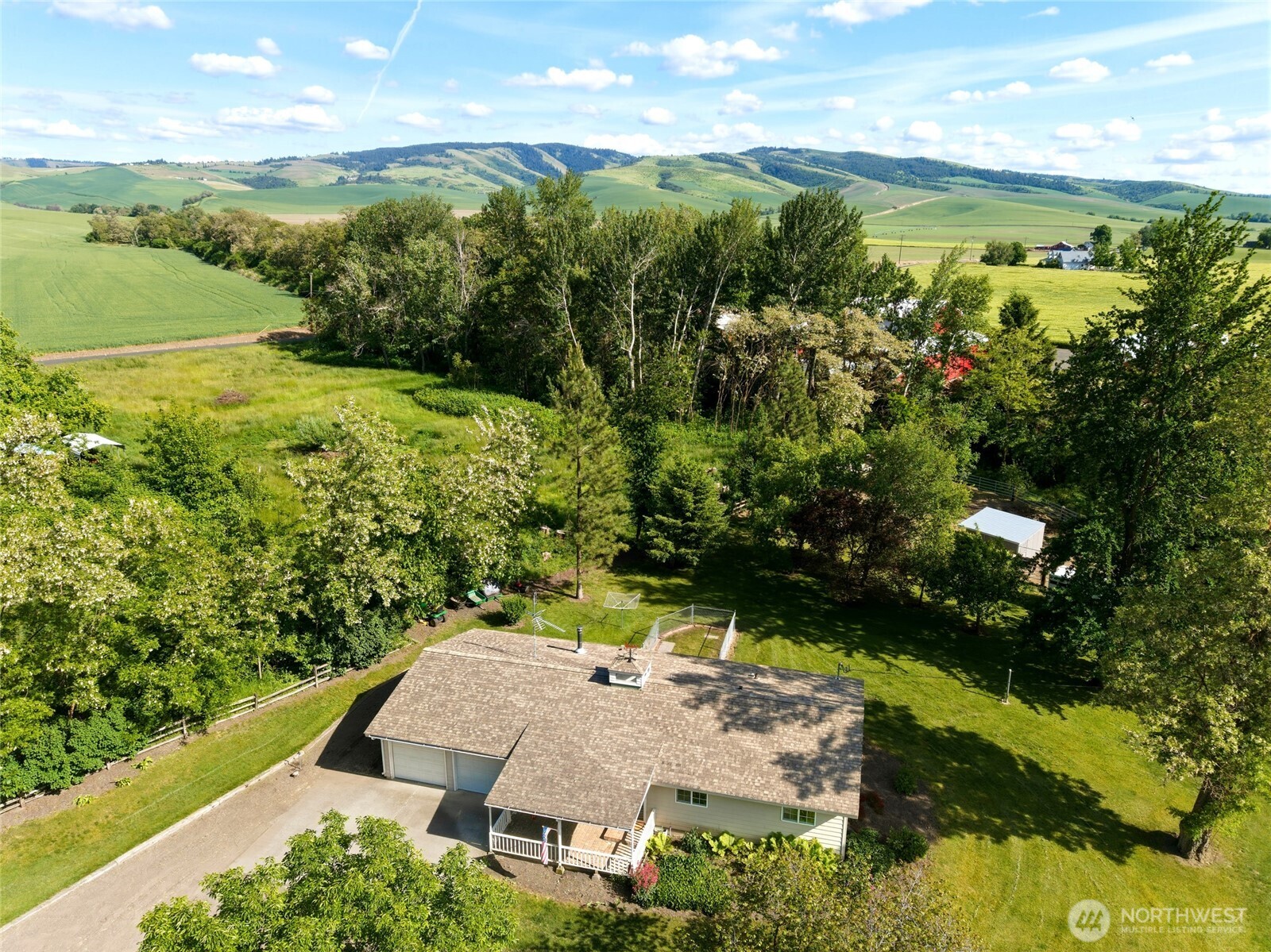 5834 Russell Creek Road Walla Walla, WA 99362 - Photo 5 of 38 a view of an outdoor space and a yard