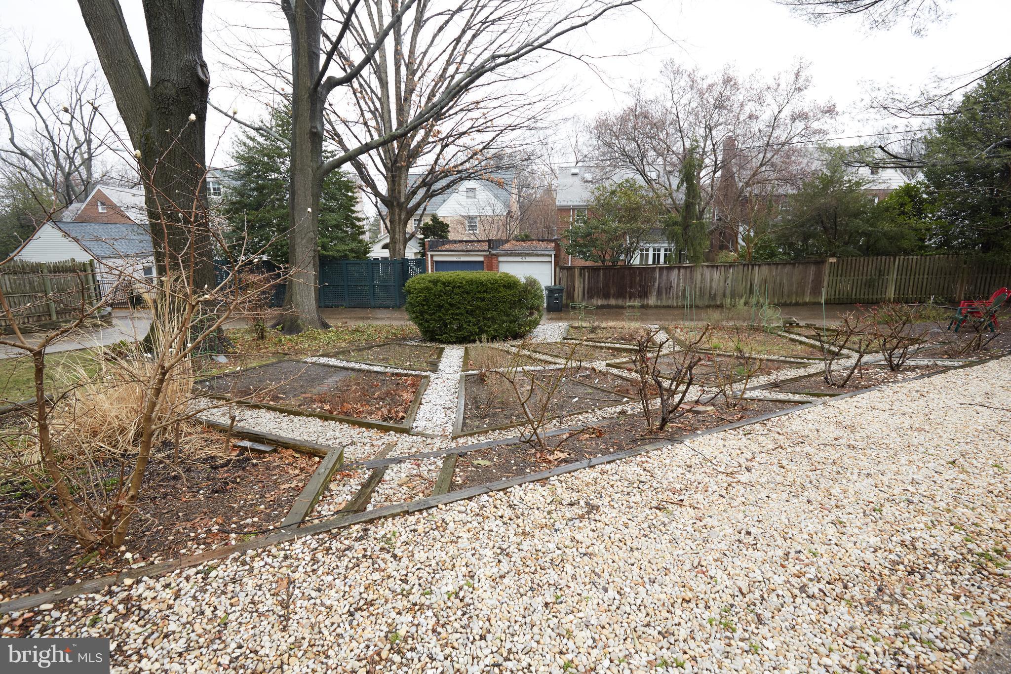 4327 Reno Road Northwest Washington, DC 20008 - Photo 29 of 29 Community garden directly behind alley