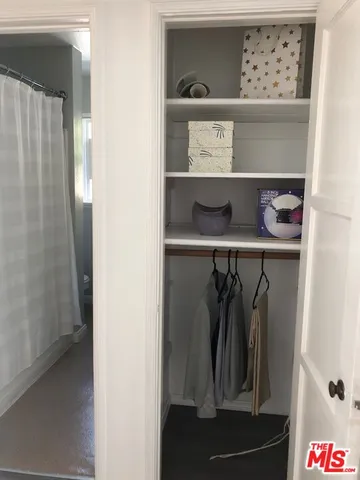 a view of walk in closet