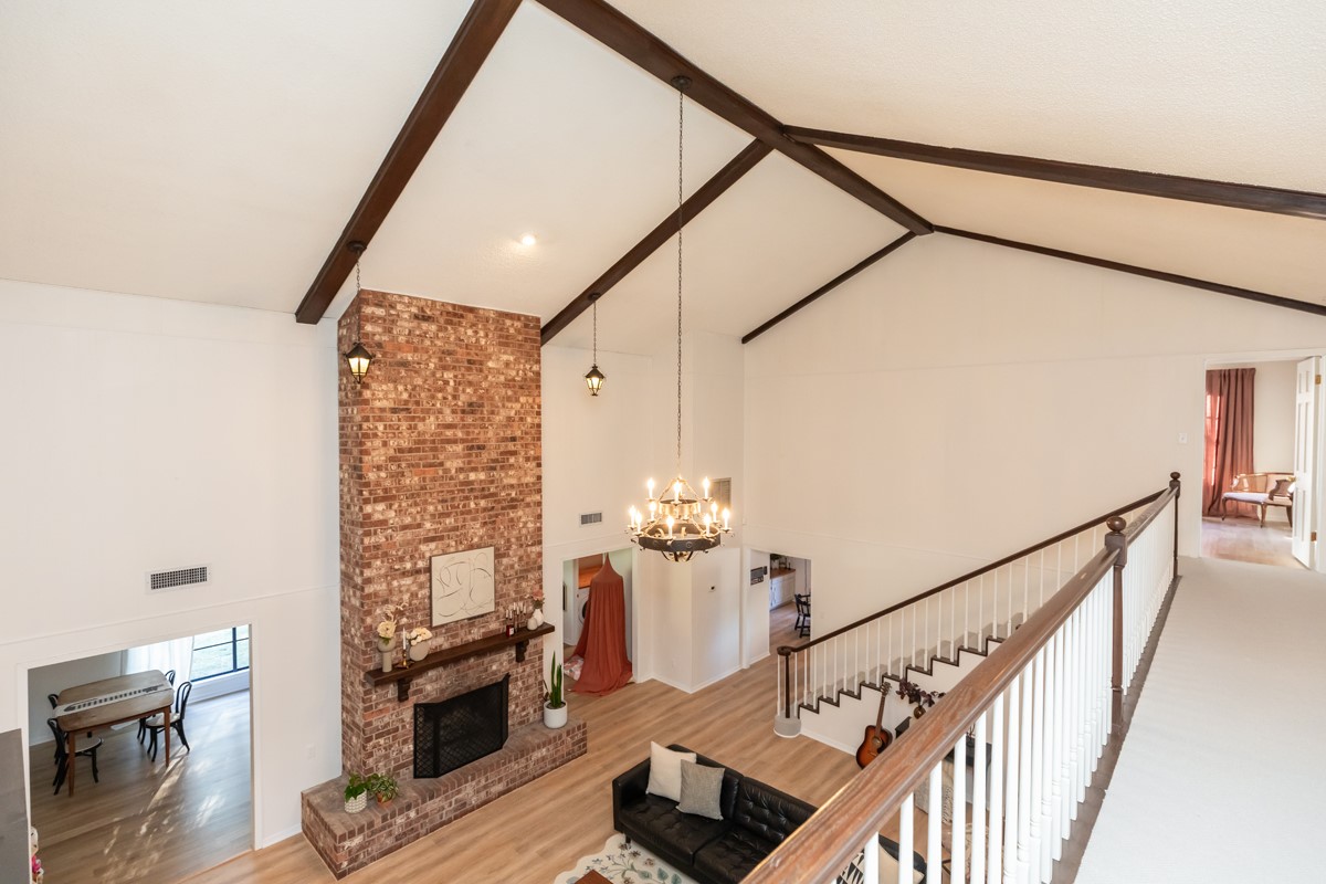 1210 Nottingham Lane Beaumont, TX 77706 - Photo 42 of 50 a view of an entryway with wooden floor and livingroom view