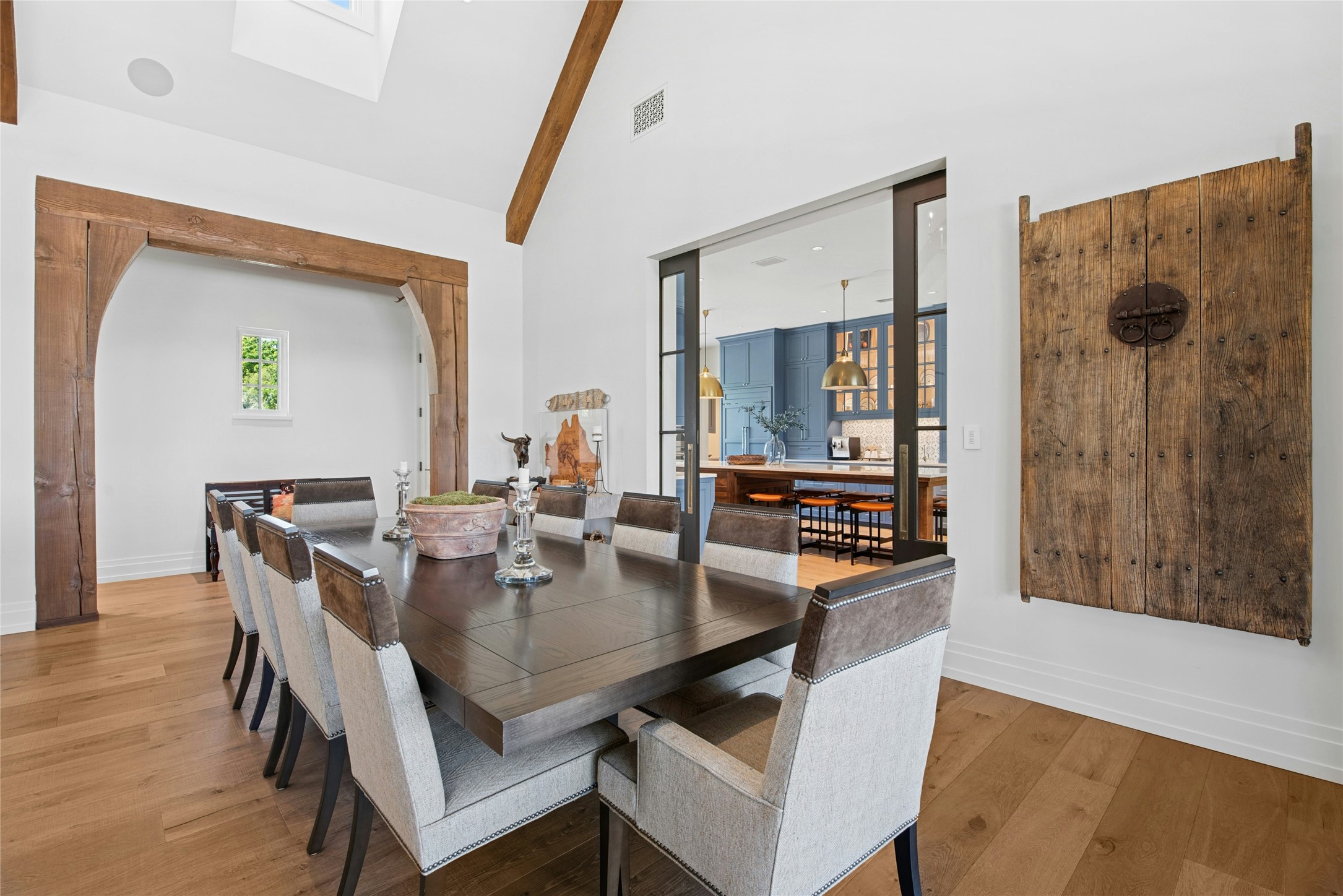 658 Fordtran Road New Ulm, TX 78950 - Photo 10 of 50 a view of a dining room with furniture and window
