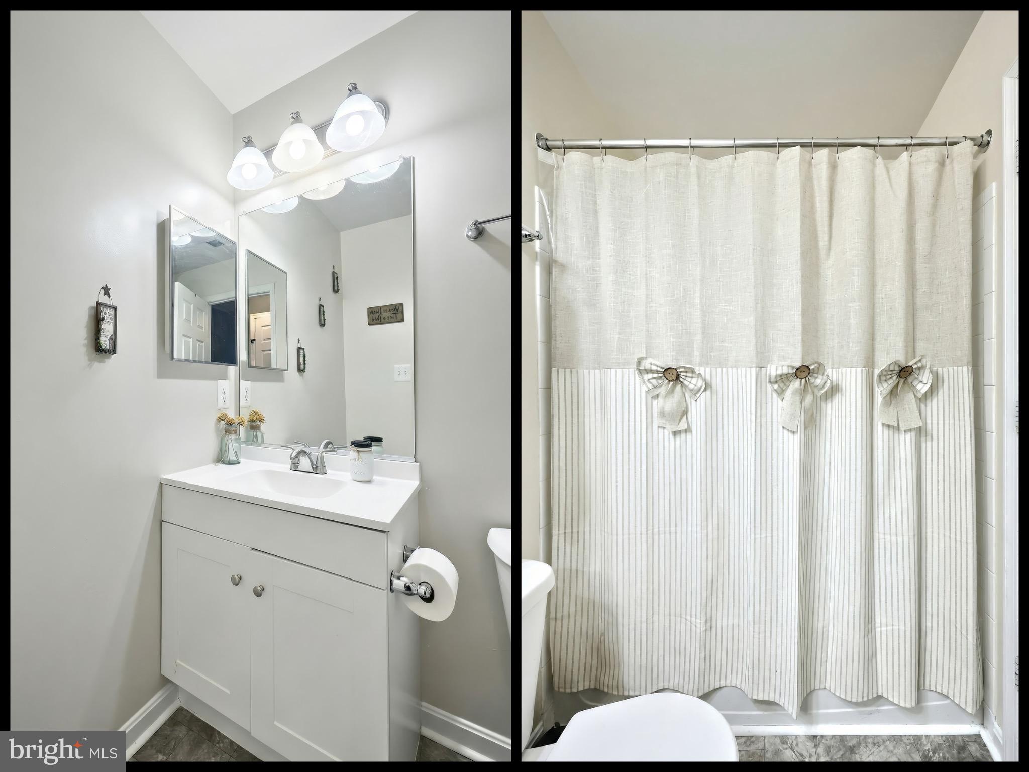 712 Spencer Drive Hanover, PA 17331 - Photo 16 of 23 a bathroom with a toilet a sink and mirror