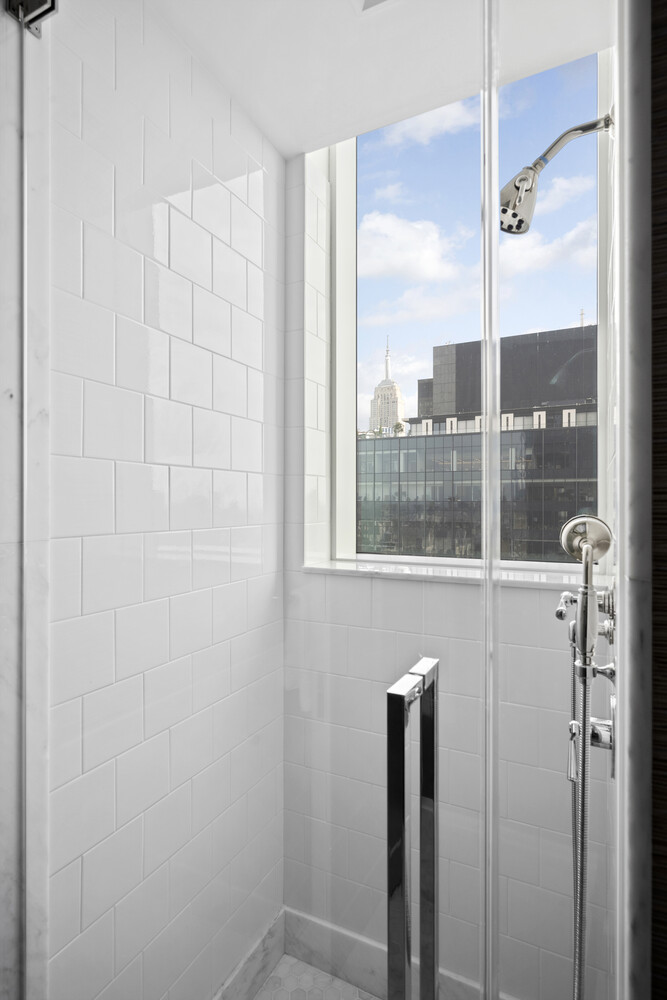 45 East 22nd Street, Unit 37B Manhattan, NY 10010 - Photo 9 of 13 a view of bathroom with shower