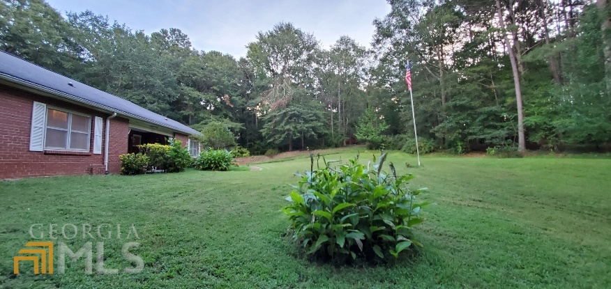 672 Andrew Bailey Road Sharpsburg, GA 30277 - Photo 31 of 34 a view of a backyard with plants and large trees
