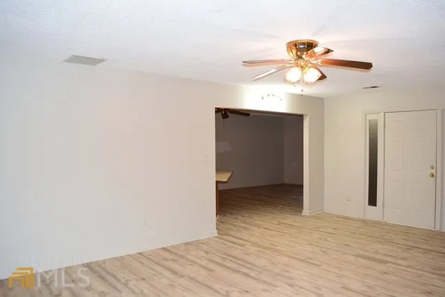 wooden floor in an empty room