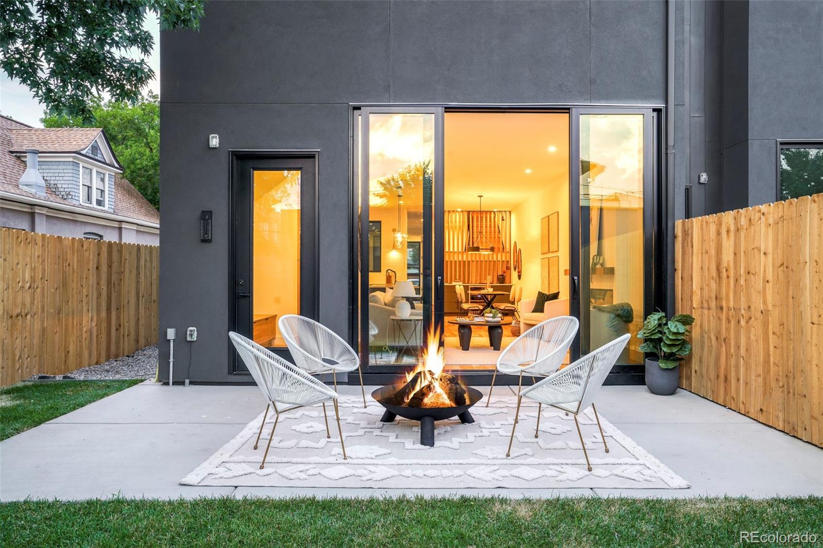 4449 Stuart Street Denver, CO 80212 - Photo 44 of 44 a building outdoor space with patio furniture and garden