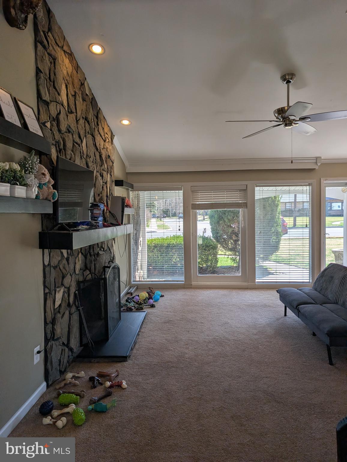 335 Cherry Hill Boulevard Cherry Hill, NJ 08002 - Photo 4 of 17 a living room with fireplace furniture and a window