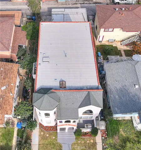 a bedroom with a bed and a closet