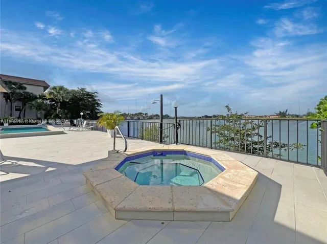a outdoor space with patio lots of furniture and garden view
