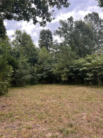 a view of a yard from balcony