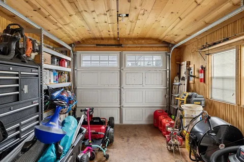 a view of a storage room with a lot of stuff