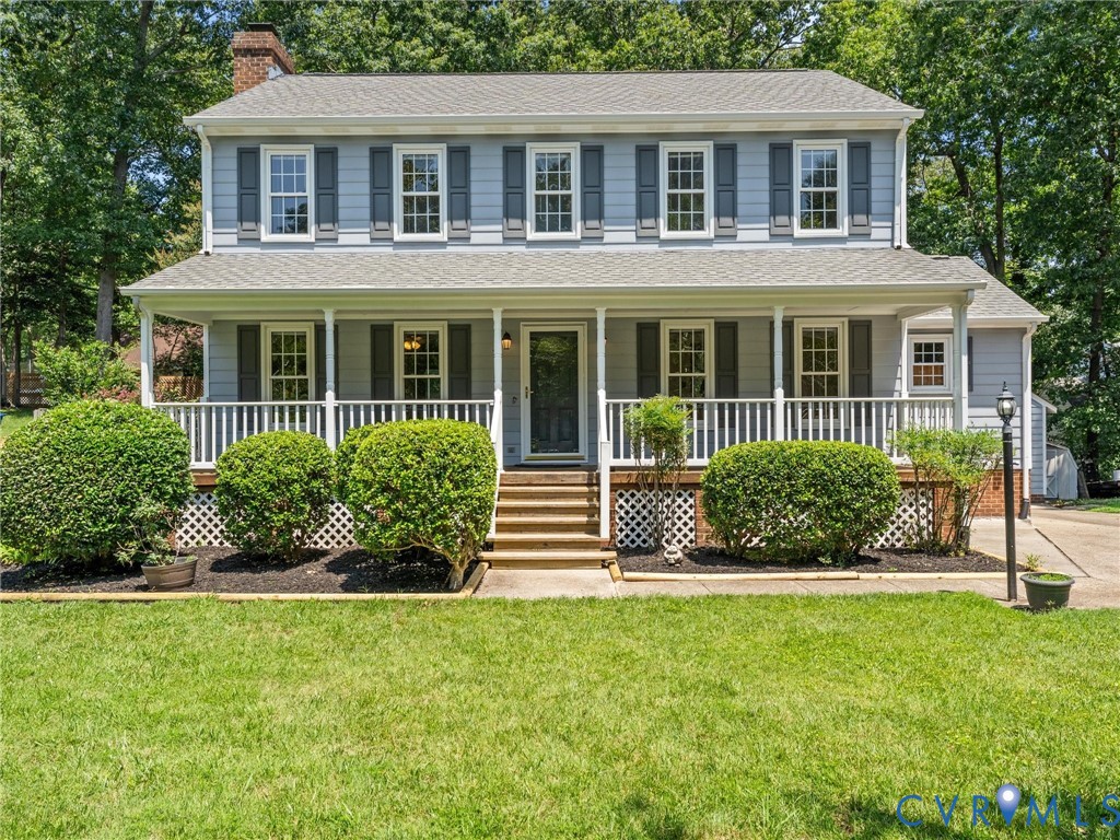 3524 Ludgate Road Chester, VA 23831 - Photo 38 of 44 Traditional two-story residence featuring light bl