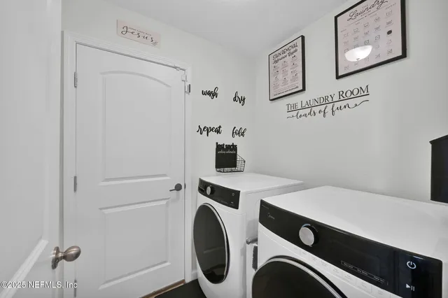 a view of washer and dryer
