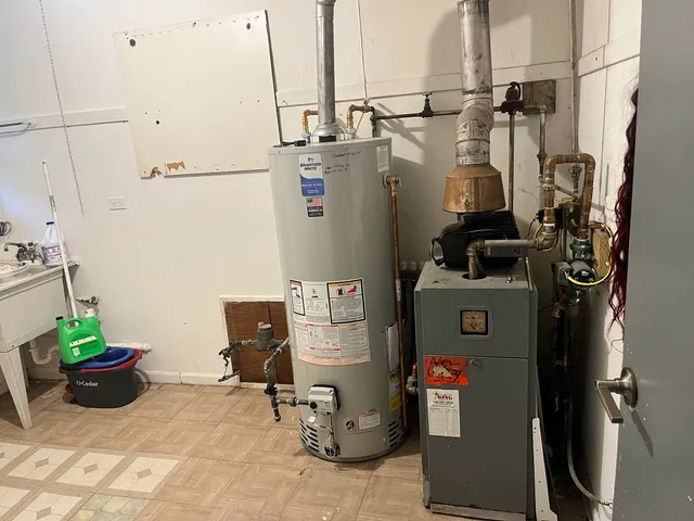 a view of storage and utility room