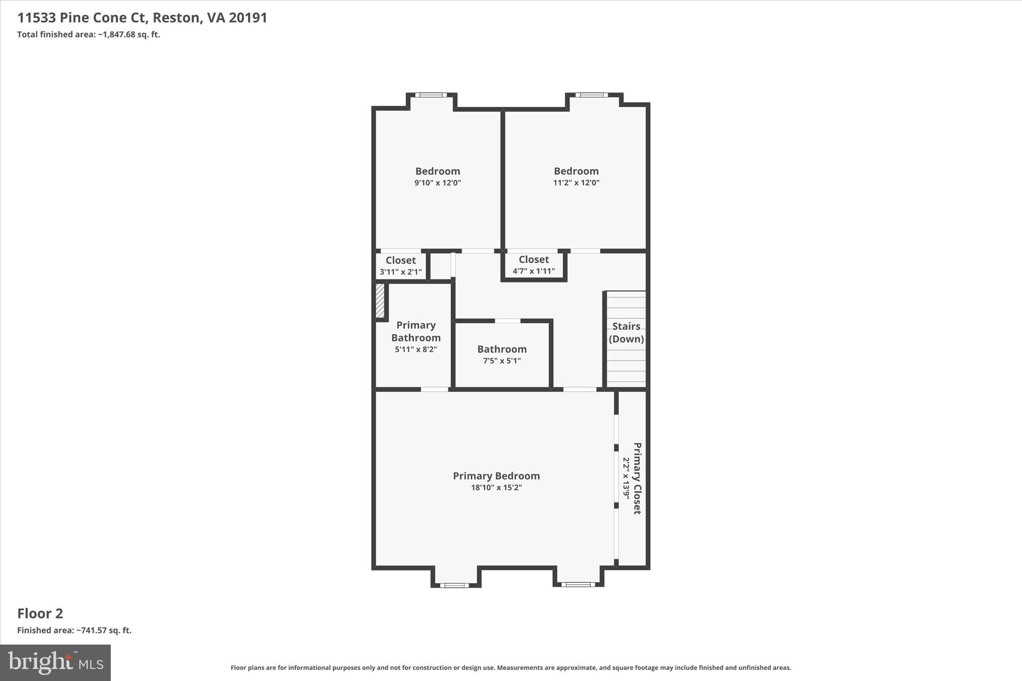 11533 Pine Cone Court Reston, VA 20191 - Photo 58 of 60 Floor Plan
