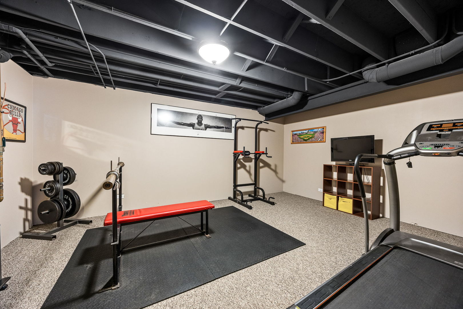 311 West Frontier Drive Minooka, IL 60447 - Photo 30 of 44 a room with gym equipment
