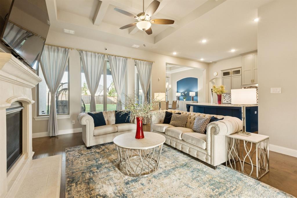 3508 Ruffian Court Celina, TX 75009 - Photo 3 of 38 a living room with furniture and a large window